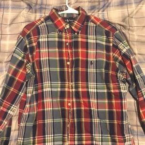 Ralph Lauren button up size M.